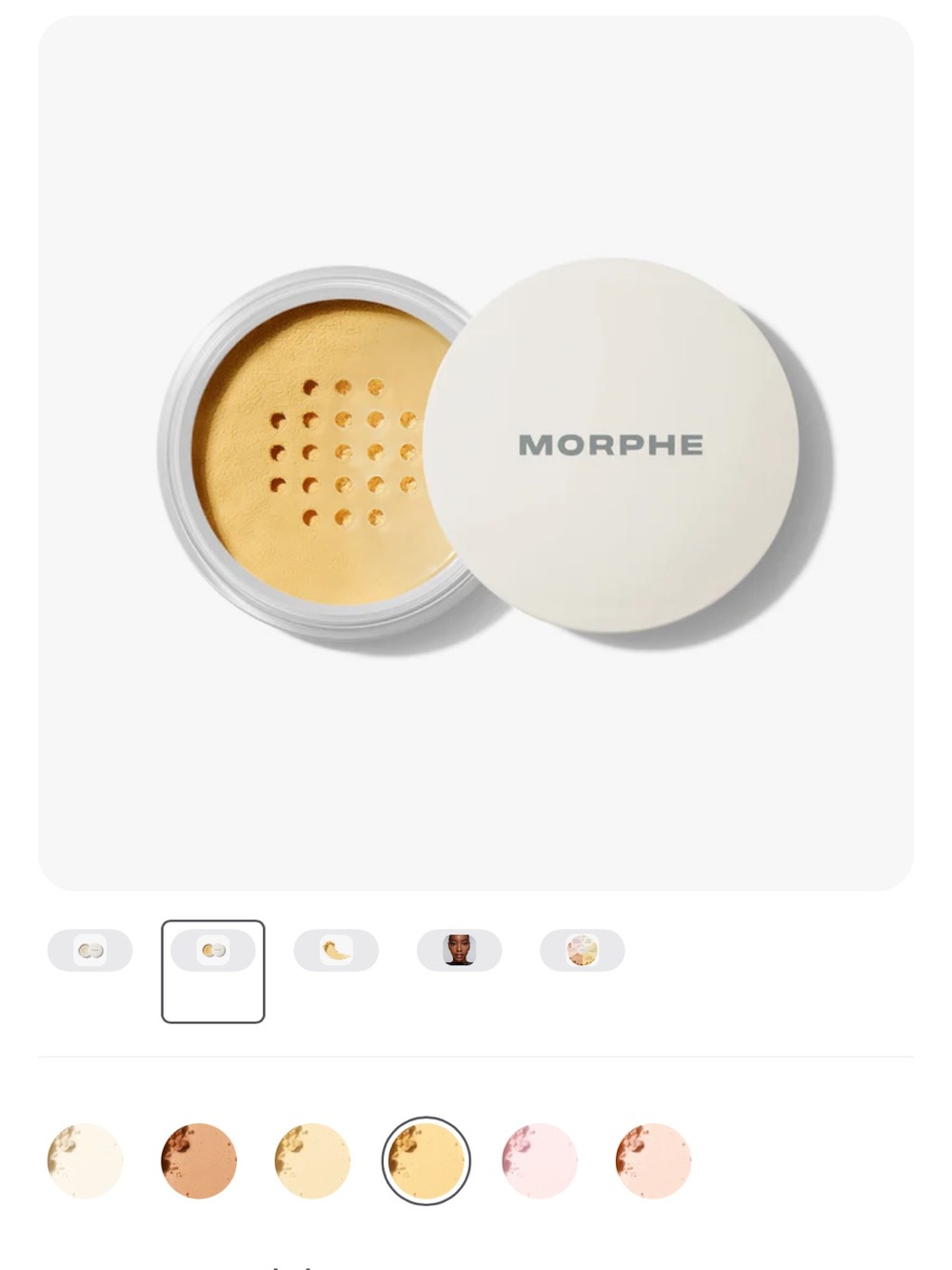 Morphe Bake & Set Setting Powder - Banana Rich